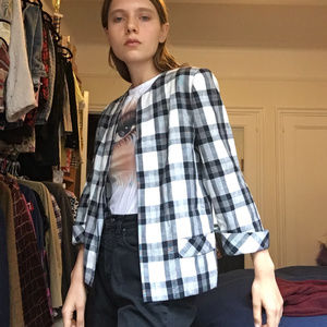 Petite Plaid Vintage Jacket